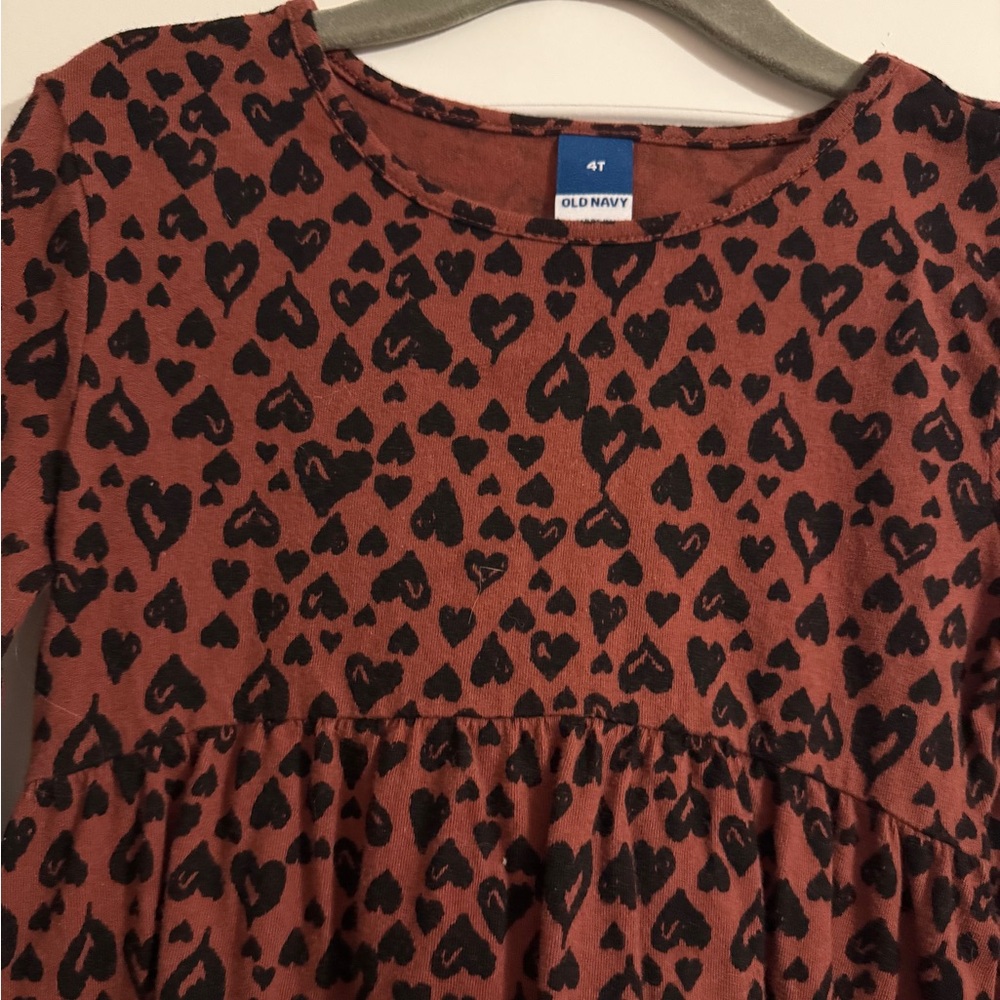 Old Navy Long Sleeve Dress 4T 🤎